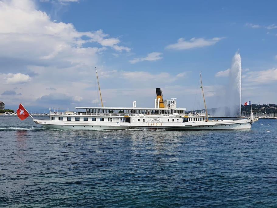 L'Escale Du Leman Lägenhet Publier Exteriör bild